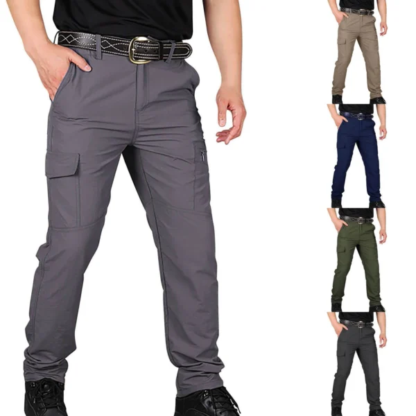 Summer Cargo Pants Men Tactical Pants Streetwear Jogger Trekking Hiking Mountain Work Tourism Trousers Quick Dry Pants 5